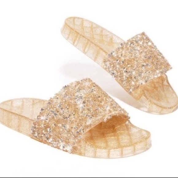 🍇🍇HP👡Embellished Sparkle Slides - Picture 3 of 4